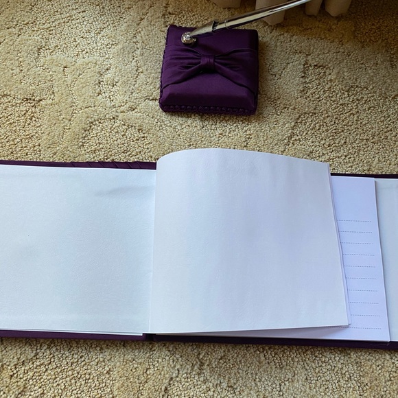 New Set of Party Guest Note Book with Matching pen holder - Picture 3 of 9